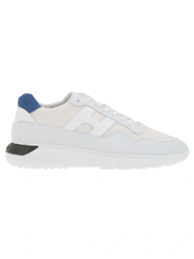 Hogan Interactive Leather Sneakers In White