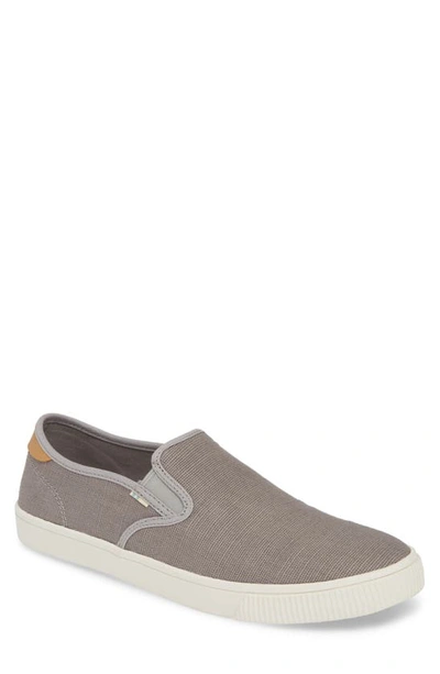 Toms Baja Slip-on In Grey Canvas