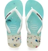 Havaianas Hype Thong Flip Flops In White