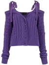 ANDREA BOGOSIAN TIED KNIT BLOUSE