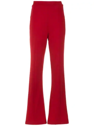 Osklen Flared Pants In Red