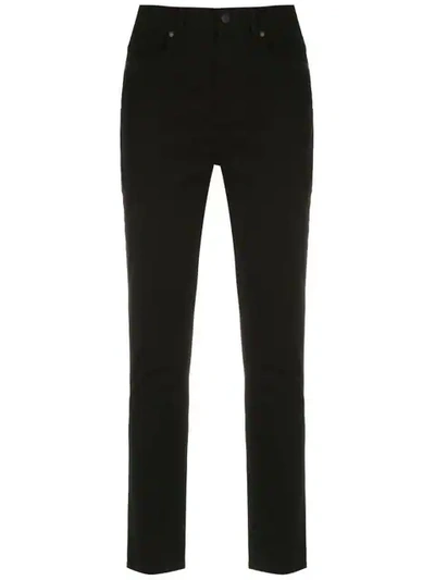 Osklen Frayed Hem Straight-leg Jeans In Black