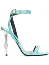 PHILIPP PLEIN EMBELLISHED SANDALS