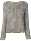 ELEVENTY METALLIC JUMPER