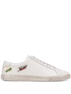 SAINT LAURENT ANDY EMBELLISHED SNEAKERS