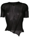 COURRÈGES SHEER KNITTED TOP