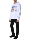 Ih Nom Uh Nit Sunset Print Hoodie In White