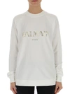 BALMAIN BALMAIN LOGO PRINT SWEATER