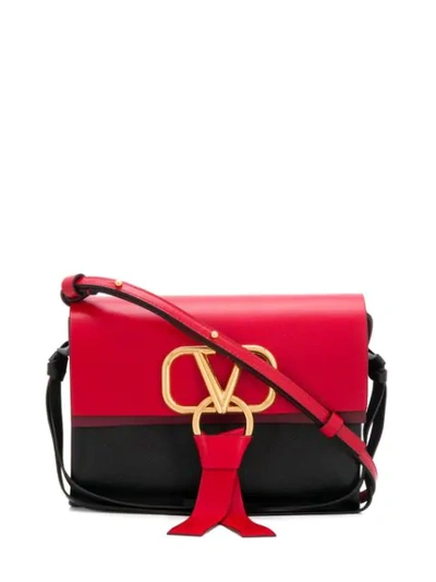 Valentino Garavani Small Vring Shoulder Bag In Red
