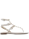 VALENTINO GARAVANI ROCKSTUD FLAT SANDALS