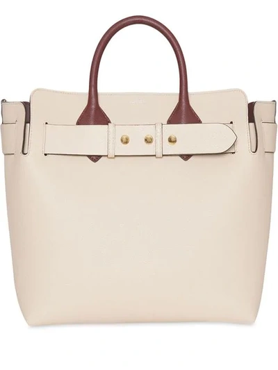 Burberry The Medium Tri-tone Leather Belt Bag In Neutrals