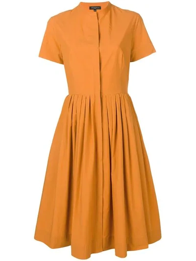 Antonelli Lorena Shirt Dress In Orange