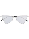 SAINT LAURENT NEW WAVE TRIANGLE-FRAME SUNGLASSES