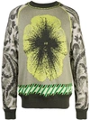 BERNHARD WILLHELM FLORAL EMBROIDERED SWEATER