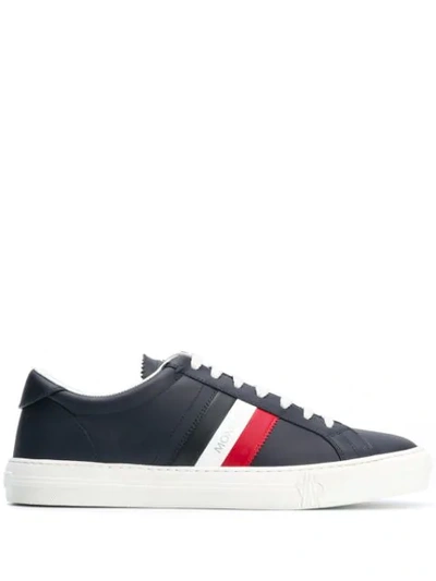 Moncler New Monaco Trainers In Blue