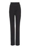 OLIVIER THEYSKENS TERIC STRAIGHT-LEG CREPE PANTS,744127