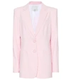 Tibi Single-breasted Blazer In Pink