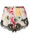 DOLCE & GABBANA floral print shorts