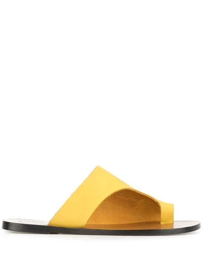 Atp Atelier Rosa Sandals In Yellow