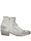 STRATEGIA STRATEGIA SIDE ZIP ANKLE BOOTS - 灰色