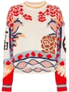 ETRO EMBROIDERED FLORAL JUMPER