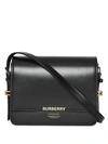 BURBERRY BURBERRY SMALL LEATHER GRACE BAG - 黑色
