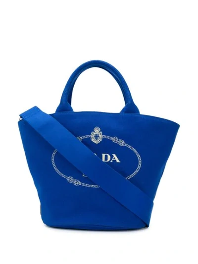Prada Fabric Handbag - 蓝色 In Blue