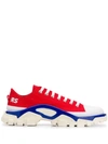 Adidas Originals Adidas By Raf Simons Detroit Runner Low Top Sneakers In Red