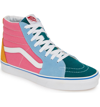 Vans 'sk8-hi' Sneaker In Multi/ Bright Suede/ Canvas