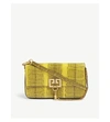 Givenchy Faux Snakeskin Gv3 Shoulder Bag In Yellow