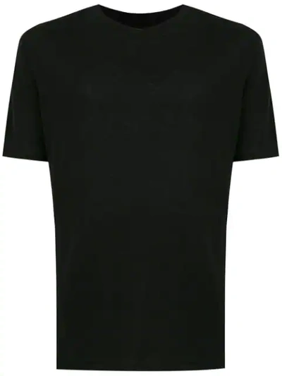 Osklen Chest Pocket Crew Neck T-shirt In Black