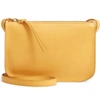 MADEWELL THE SIMPLE LEATHER CROSSBODY BAG - YELLOW,G0517