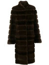 LISKA ALFIE LONG FUR COAT