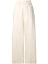 Woolrich Popeline Trousers In Neutrals