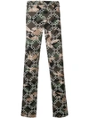 Valentino Camouflage Vltn Track Pants In Green
