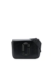 Marc Jacobs Hip-shot Leather Belt Bag In Black