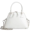 Maison Margiela Mini 5ac Convertible Leather Bag In White