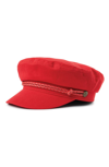 BRIXTON ASHLAND FISHERMAN CAP - RED,00712 SCARL