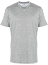 Brunello Cucinelli V-neck T-shirt In Grey
