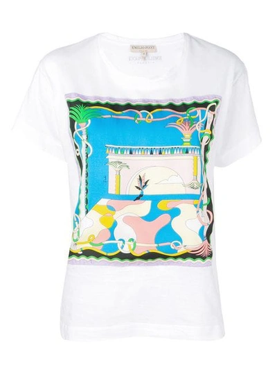 Emilio Pucci Printed T-shirt - 白色 In White