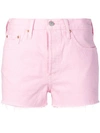 LEVI'S LEVI'S DENIM SHORTS - 粉色