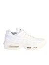 Nike Air Max 95 Se Mesh, Leather And Pvc Sneakers In White