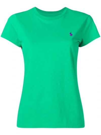 Polo Ralph Lauren Embroidered Logo T-shirt - 绿色 In Green