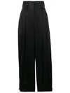 GIVENCHY HIGH-WAISTED SATIN TROUSERS