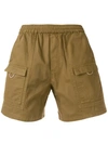 ACNE STUDIOS ELASTIC WAIST SHORTS