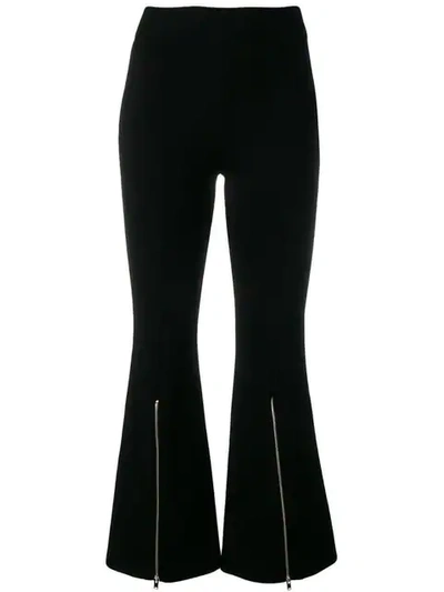 Stella Mccartney Zip-detail Flared Trousers - 黑色 In Black