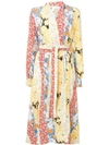 STINE GOYA REFLECTION WRAP DRESS