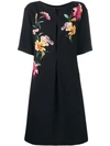 ETRO ETRO EMBROIDERED FLOWER DRESS - 黑色