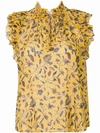 ULLA JOHNSON SHONA FLORAL TANK TOP