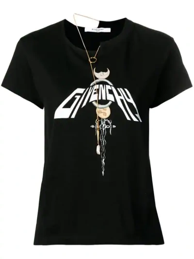 Givenchy Dagger Chain Masculine T-shirt - 黑色 In Black